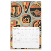  illustratie Art Deco Pochoir Patronen Kalender (Feb 2026)