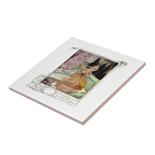 illustratie Assepoester Tile Tegeltje (Zijkant)