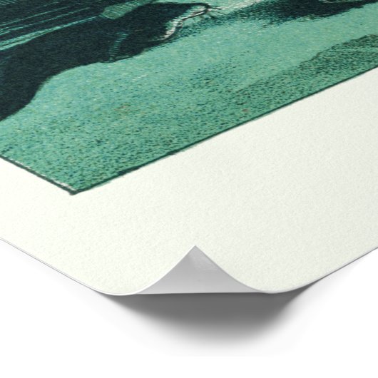 Illustratie  Aurora Borealis Poster (Hoek)