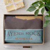  illustratie Ayers Rock, Australië Tissuepapier (Geschenk)