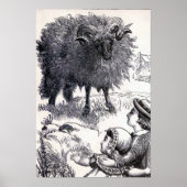 illustratie "Baa Baa Black Sheep" Poster (Voorkant)