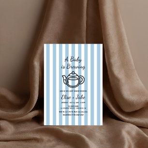 illustratie baby shower Tea Doodle Kaart