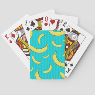 Illustratie bananen pokerkaarten