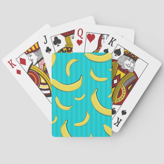 Illustratie bananen pokerkaarten (Achterkant)