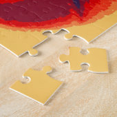 Illustratie Basketball Schilderen Pop Kunstsport Legpuzzel (Zijkant)