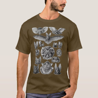 Illustratie Bat Haeckel T-shirt