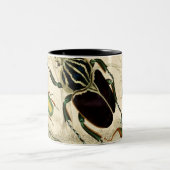 Illustratie  beeldschermen tweekleurige koffiemok (Center)