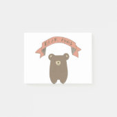Illustratie beer Hugs Post-it® Notes (Voorkant)