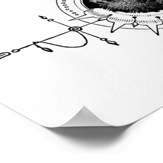  illustratie Beer Poster (Hoek)