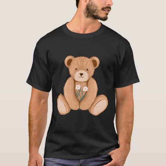 Illustratie beer t-shirt (Voorkant)
