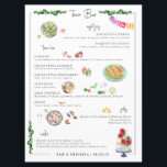 Illustratie Bespoke | Menu Taco Bar Wedding<br><div class="desc">Mooie menukaarten om uw tabelinstellingen aan te vullen bij uw bruiloft of volgende etentje. Een element van veel op maat gesneden bruiloften is aandacht voor detail en de wensen van de cliënten. Wanneer een bruiloft specifiek voor een paar wordt gemaakt, weerspiegelt het vaak dicht hun waarden en belangen. Samen, creëren...</div>