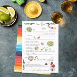 Illustratie Bespoke | Menu Taco Bar Wedding<br><div class="desc">Mooie menukaarten om uw tabelinstellingen aan te vullen bij uw bruiloft of volgende etentje. Een element van veel op maat gesneden bruiloften is aandacht voor detail en de wensen van de cliënten. Wanneer een bruiloft specifiek voor een paar wordt gemaakt, weerspiegelt het vaak dicht hun waarden en belangen. Samen, creëren...</div>