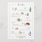 Illustratie Bespoke | Menu Weddenschappen (Voorkant)