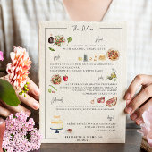 Illustratie Bespoke | Menu Weddenschappen