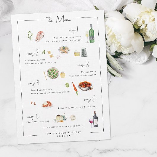 Illustratie Bespoke | Menu Weddenschappen