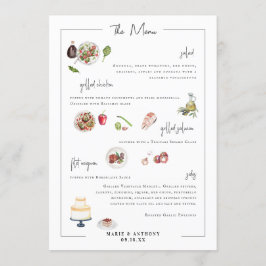 Illustratie Bespoke | Menu Weddenschappen