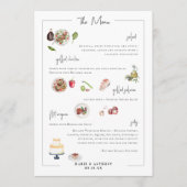 Illustratie Bespoke | Menu Weddenschappen (Voorkant)