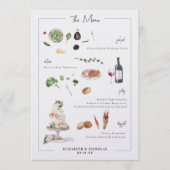 Illustratie Bespoke | Menu Weddenschappen (Voorkant)