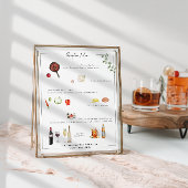 Illustratie Bespoke | Menu Weddenschappen Poster