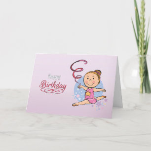 Illustratie bevallingskaart voor meisje Rhythmic G Kaart