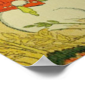 Illustratie bewerkbare tekst van Retro Children's  Poster (Hoek)