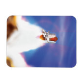 Illustratie bij lancering van Space Shuttle Magneet (Horizontaal)