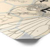 Illustratie bijenwerper poster (Hoek)