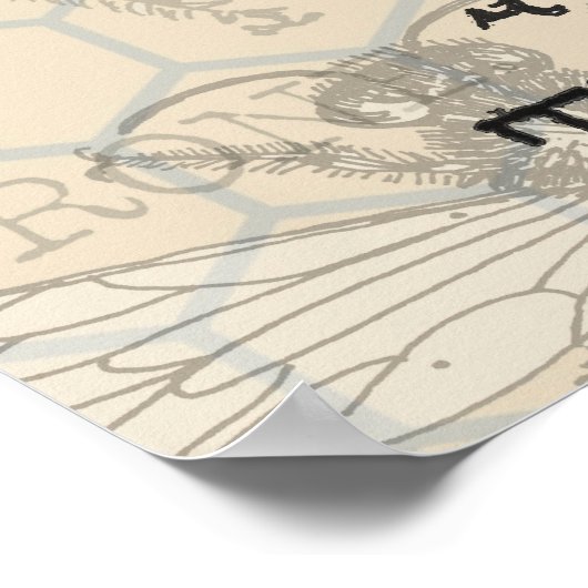 Illustratie  bijenwerper poster (Hoek)