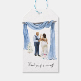 Illustratie Black Couple Wedding Favor Labels Cadeaulabel