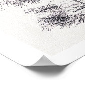 illustratie "Black Stork" Poster (Hoek)