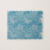 Illustratie  blauw marigold Ornament Legpuzzel (Horizontaal)