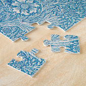 Illustratie  blauw marigold Ornament Legpuzzel (Zijkant)