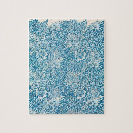 Illustratie  blauw marigold Ornament Legpuzzel (Verticaal)