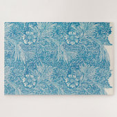 Illustratie  blauw marigold Ornament Legpuzzel (Horizontaal)