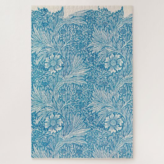 Illustratie  blauw marigold Ornament Legpuzzel (Verticaal)