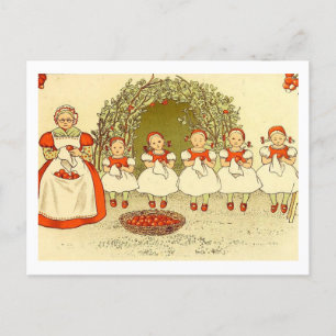  illustratie Blauwbes Elsa Beskow Briefkaart