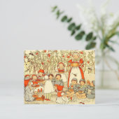 illustratie Blauwbes Elsa Beskow Briefkaart (Staand voorkant)