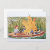  illustratie Blauwbes Elsa Beskow Briefkaart (Voorkant / Achterkant)