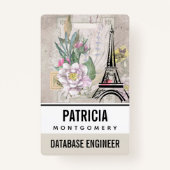 Illustratie bloem- en oliefabriek badge (Voorkant)