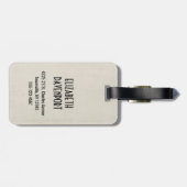 Illustratie  bloem- en oliefabriek bagagelabel (Achterkant horizontaal)