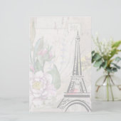 Illustratie  bloem- en oliefabriek briefpapier (Staand voorkant)