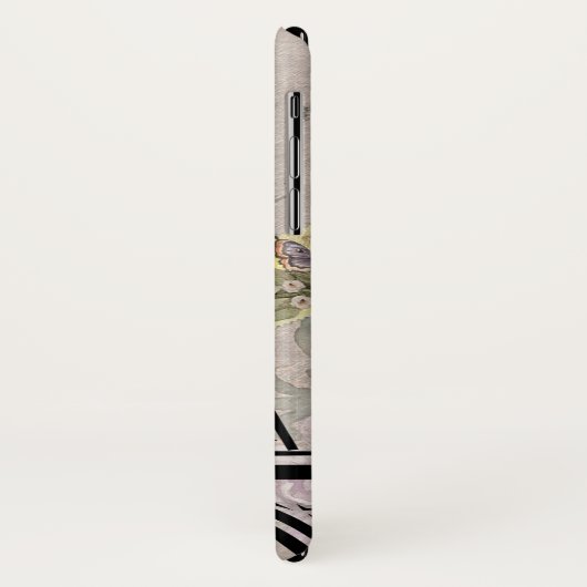 Illustratie bloem- en oliefabriek Case-Mate iPhone case (Achterkant/links)