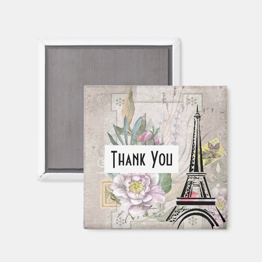 Illustratie  bloem- en oliefabriek magneet (Voorkant / Achterkant)