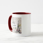 Illustratie bloem- en oliefabriek mok (Voorkant links)