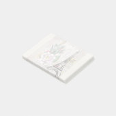 Illustratie  bloem- en oliefabriek post-it® notes (Schuin)