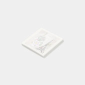 Illustratie  bloem- en oliefabriek post-it® notes (Schuin)