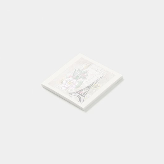 Illustratie  bloem- en oliefabriek post-it® notes (Schuin)