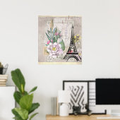 Illustratie  bloem- en oliefabriek poster (Thuiskantoor)