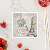 Illustratie  bloem- en oliefabriek servet (Insitu)