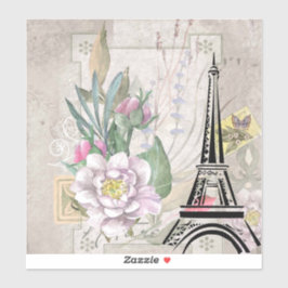 Illustratie  bloem- en oliefabriek sticker